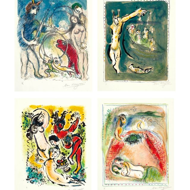 Marc Chagall — На Земле богов, А.К. Мазо, Париж, 1967 (т. 529-540; С. 72 книг)