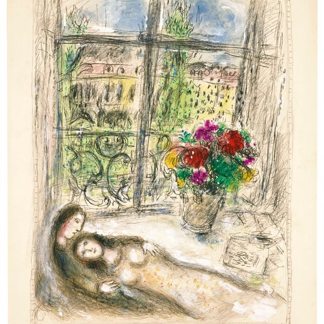 Marc Chagall — Макет на набережной Селестин