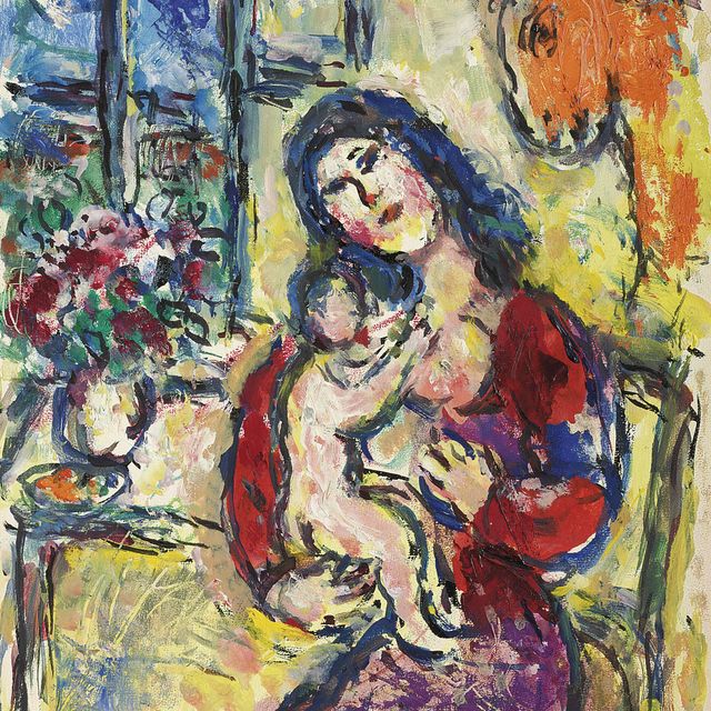 Marc Chagall — Материнство под открытым небом