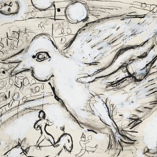 Marc Chagall — Этюд для "Комедии дель Арте" (для фойе театра Франкфурта)