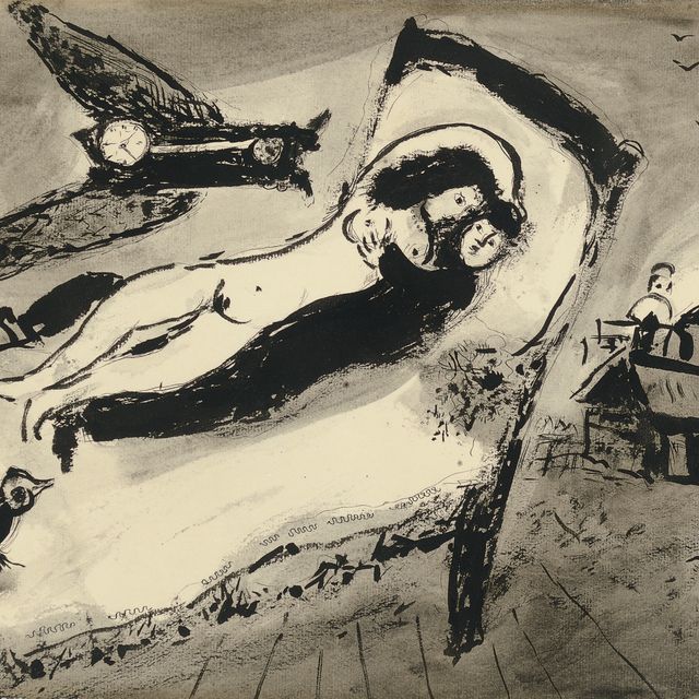 Marc Chagall — Влюбленность в пустыне