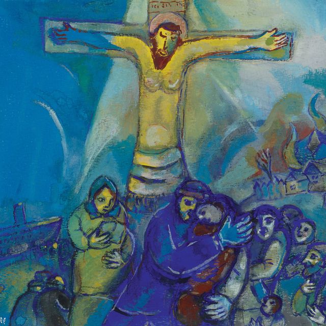 Marc Chagall — Христос в желтом