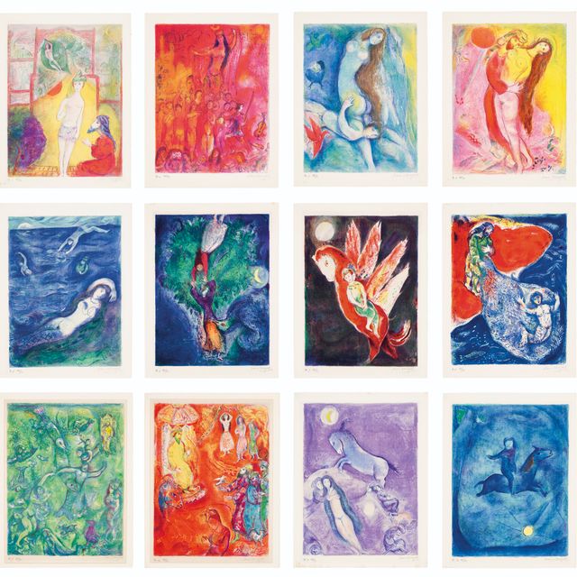 Marc Chagall — Четыре сказки из "Тысячи и одной ночи", издательство "Пантеон Букс", Нью-Йорк, 1948