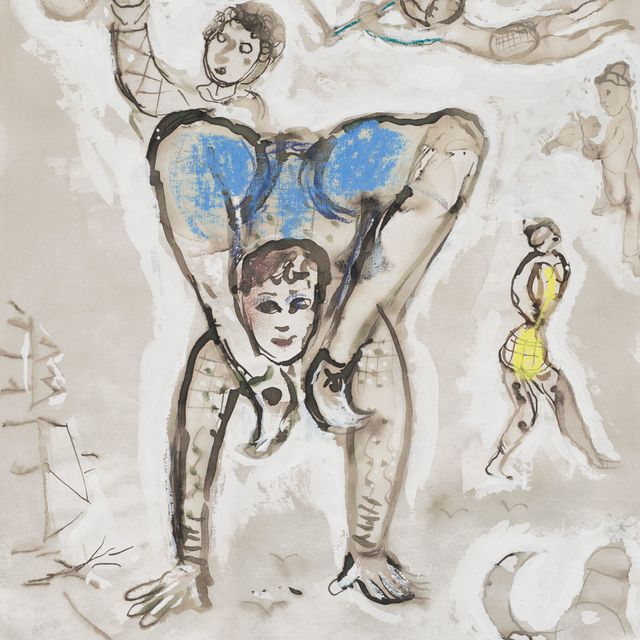 Marc Chagall — Лес акробатов