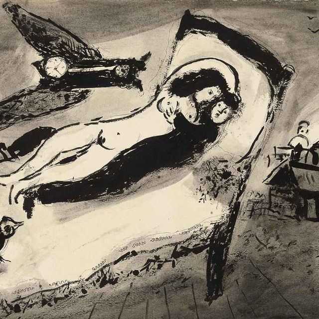 Marc Chagall — Влюбленность в пустыне