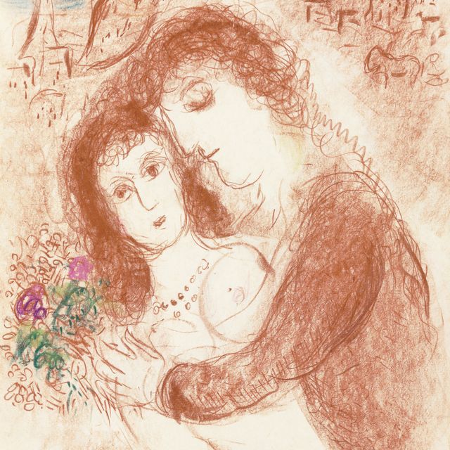 Marc Chagall — Любовь и анж-кок