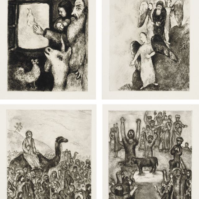 Marc Chagall — Библия, издательство Tériade Editeur, Париж, 1956 (С. 29 книг)