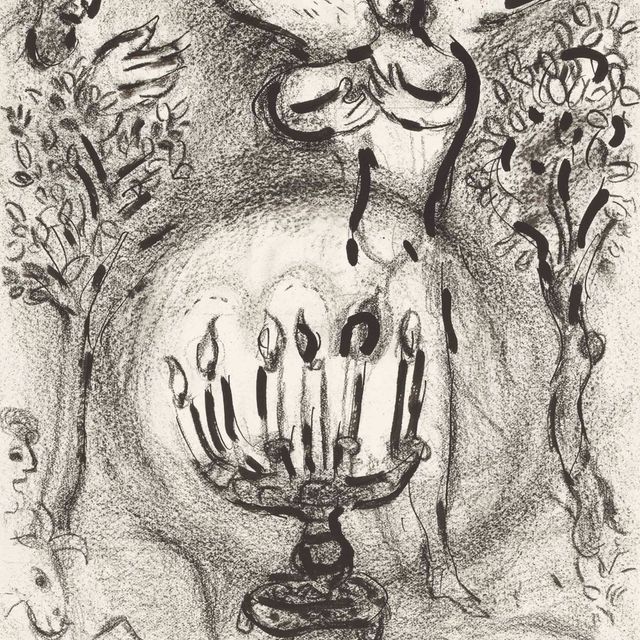 Marc Chagall — Захариил ведет переговоры с другими людьми