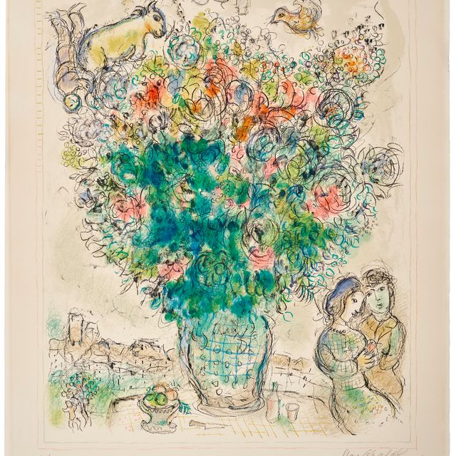 Marc Chagall — Разноцветный букет
