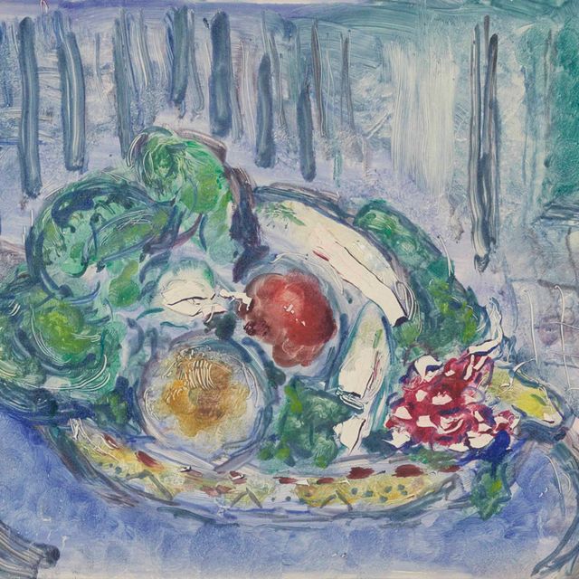 Marc Chagall — Синий ангел-хранитель
