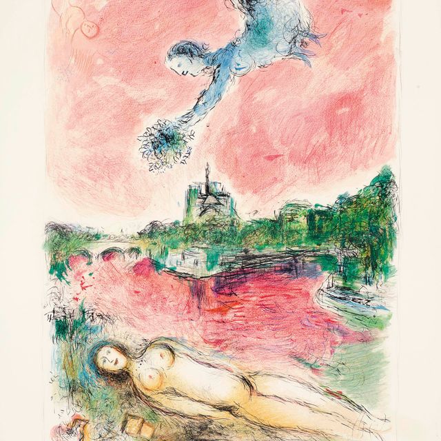 Marc Chagall — Улица Нотр-Дам (M. 977)