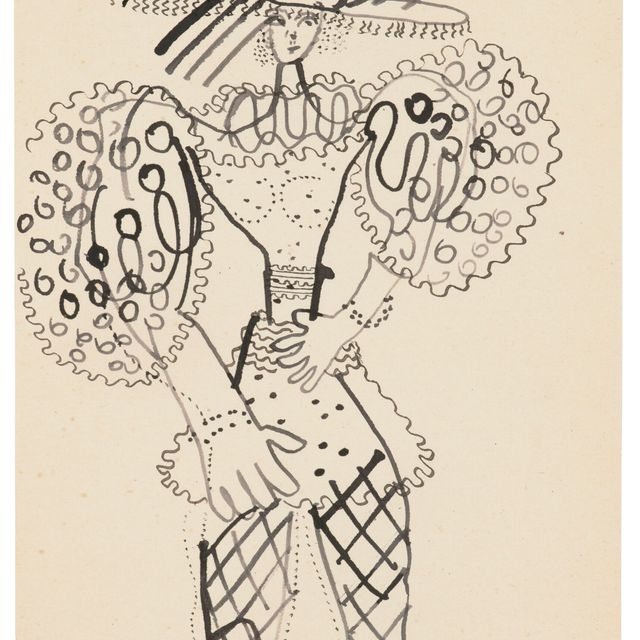 Marc Chagall — Халат с начесом, буф и большой головной убор