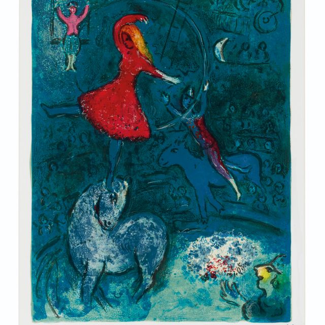 Marc Chagall — Цирк: одна тарелка