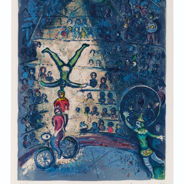 Marc Chagall — Цирк: одна тарелка