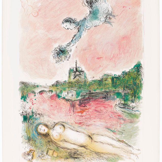 Marc Chagall — Улица Нотр-Дам