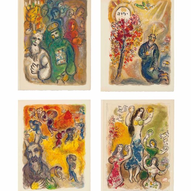 Marc Chagall — "История исхода", Леон Амиэль, Париж и Нью-Йорк, 1966