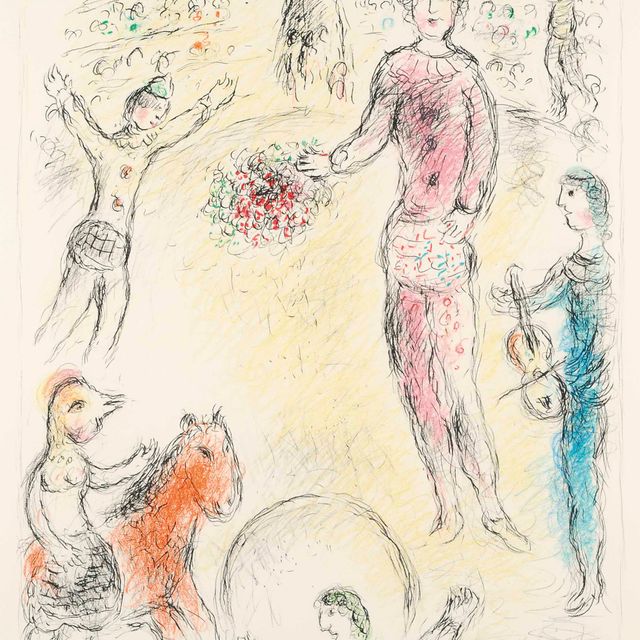 Marc Chagall — Музыканты-клоуны