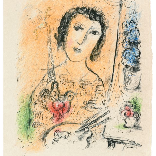 Marc Chagall — Автопортрет