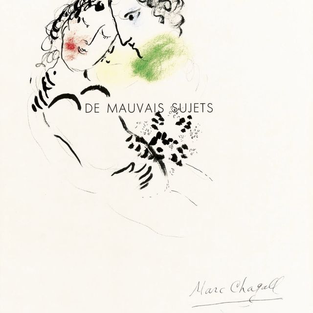 Marc Chagall — Жан-Поль Хан, "Моветон суджетов", "Библиофилы Французского союза", Париж, 1958 (С. 35 книг)