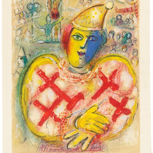 Marc Chagall — Le Cirque: Одна тарелка