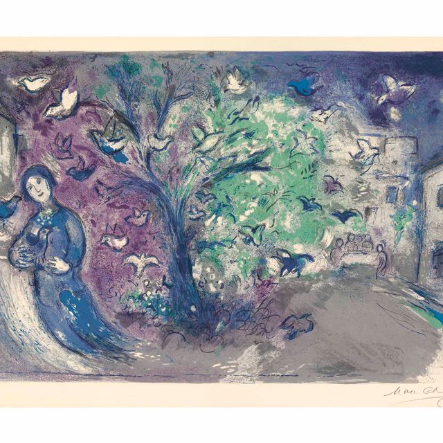 Marc Chagall — "Дорога в Уаз" из "Дафниса и Хлои"