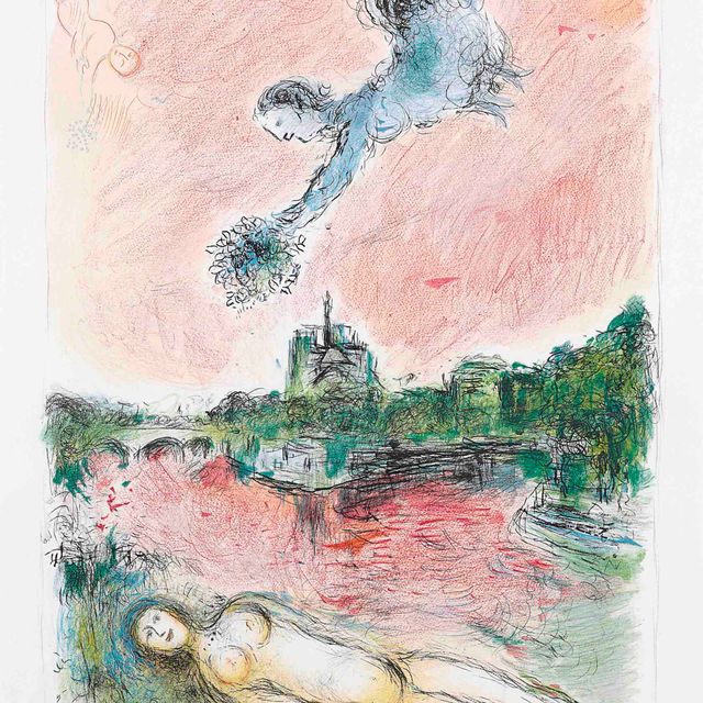 Marc Chagall — Улица Нотр-Дам (M. 977)