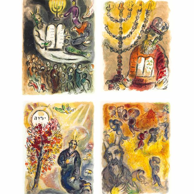 Marc Chagall — "История исхода", Леон Амиэль, Париж и Нью-Йорк, 1966