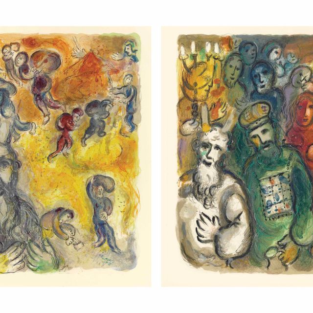 Marc Chagall — "История исхода", Леон Амиэль, Париж, 1966