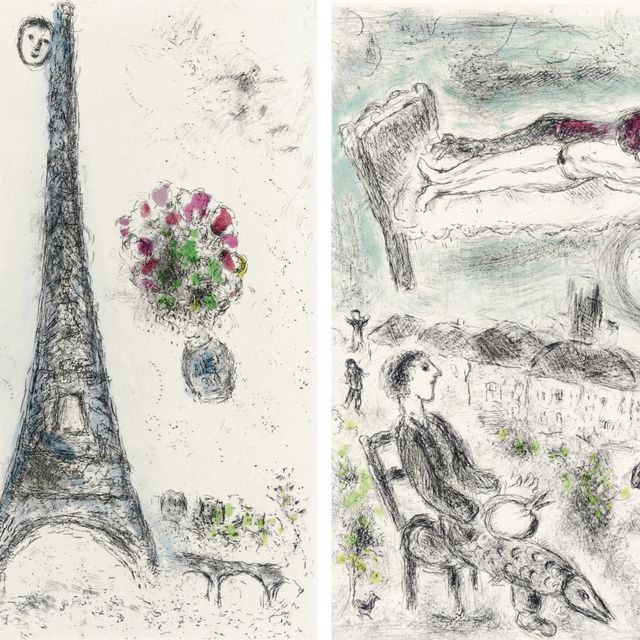 Marc Chagall — Луи Арагон, "Обморок, когда люди выбирают без страха смерти", главный редактор, Париж, 1976 (С. 99)