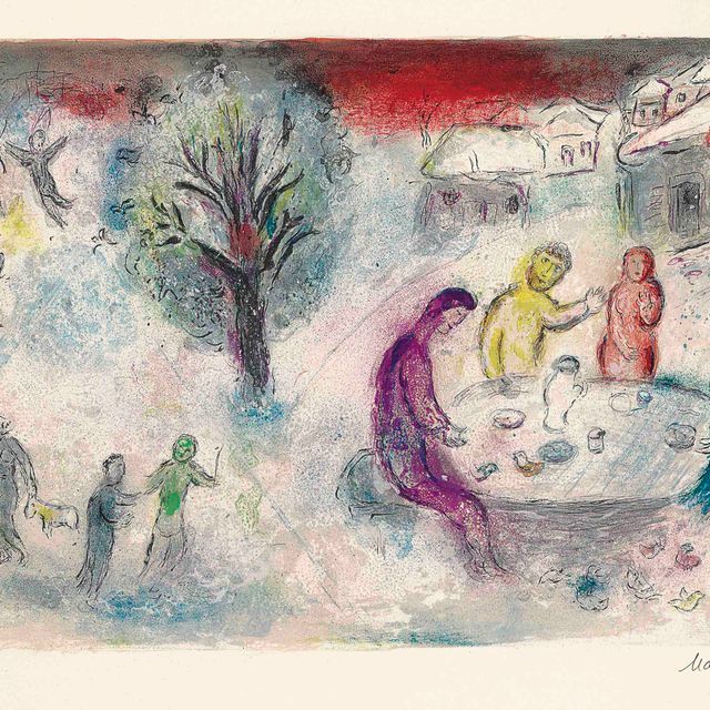 Marc Chagall — Возвращение Дриаса из "Дафниса и Хлои" (М. 334; см. С. книги 46)