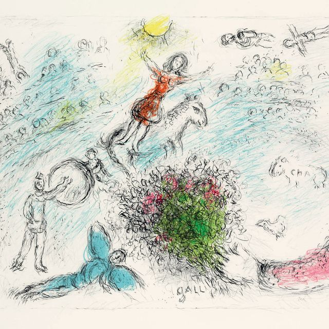 Marc Chagall — Театр цирка (M. 982)
