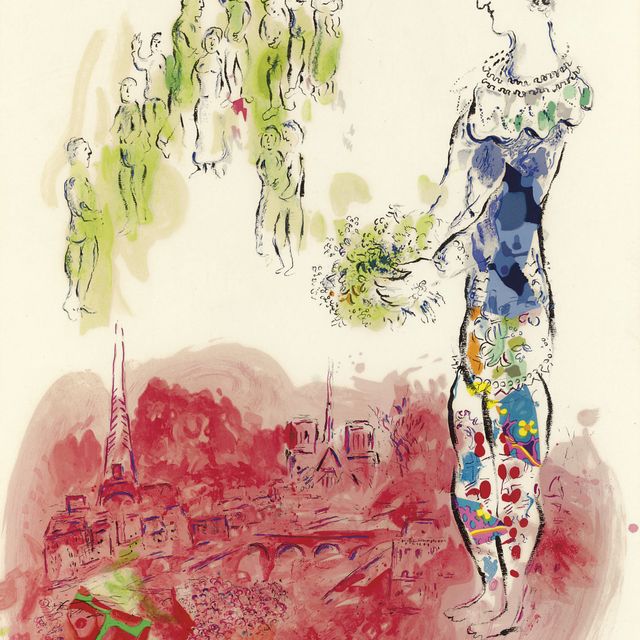 Marc Chagall — Парижский волшебник II (M. 598)