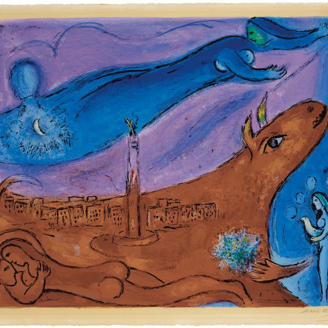 Marc Chagall — Взятие Бастилии