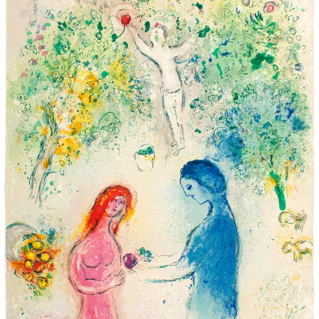 Marc Chagall — Фронтиспис из "Дафниса и Хлои"