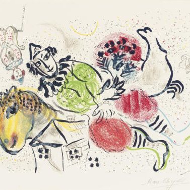 Marc Chagall — Бродячий цирк (M. 583)