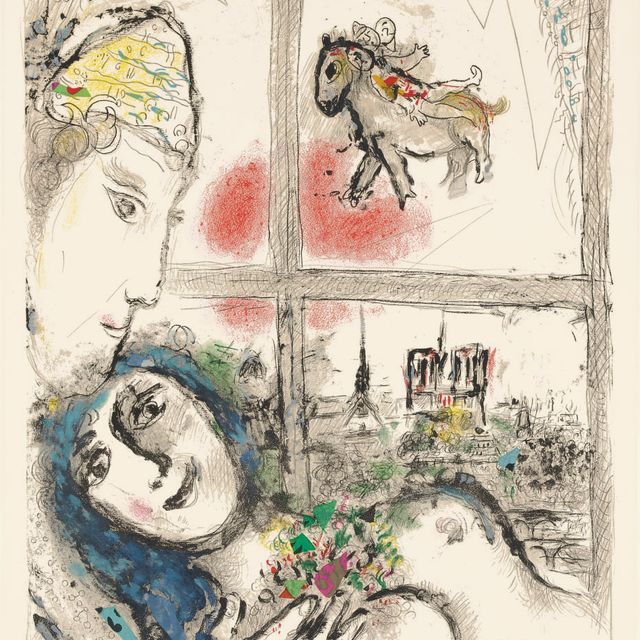 Marc Chagall — Парижский фонтан (M. 599)