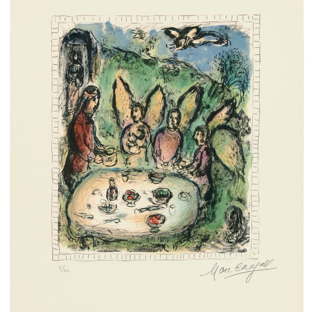 Marc Chagall — Авраам и Ангелы