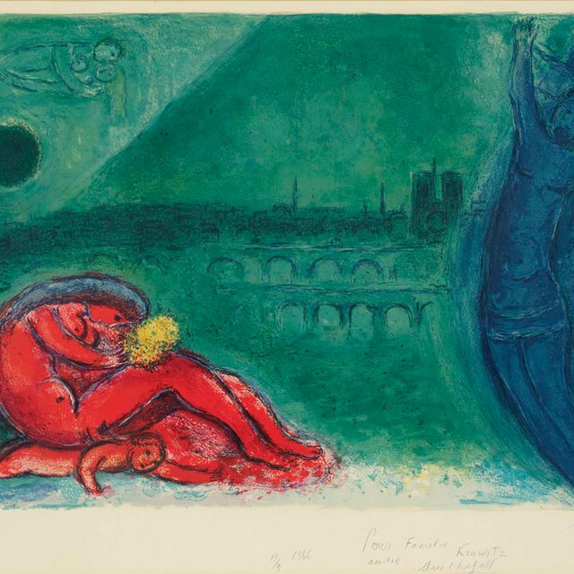 Marc Chagall — Набережная Турнель, с приветом из Парижа