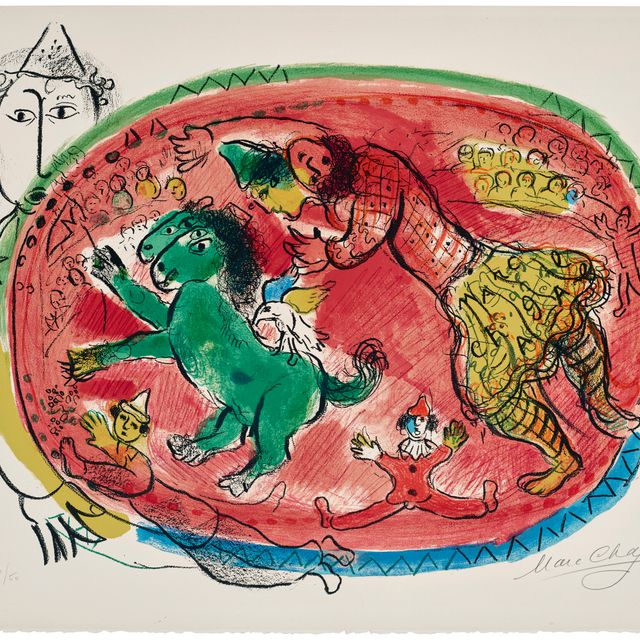 Marc Chagall — Красный круг