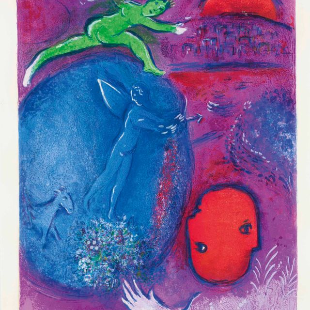 Marc Chagall — Песня о Ламоне и Дриасе из "Дафниса и Хлои" (М. 311; см. С. книги 46)