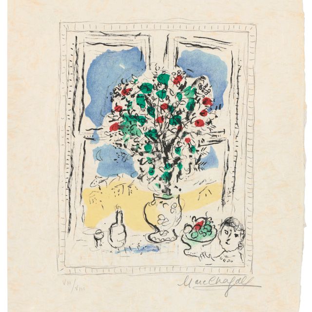 Marc Chagall — Смерть природы среди цветов