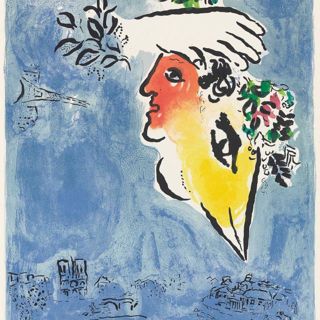 Marc Chagall — Синий цвет (M. 409)