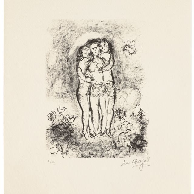 Marc Chagall — Три в одном