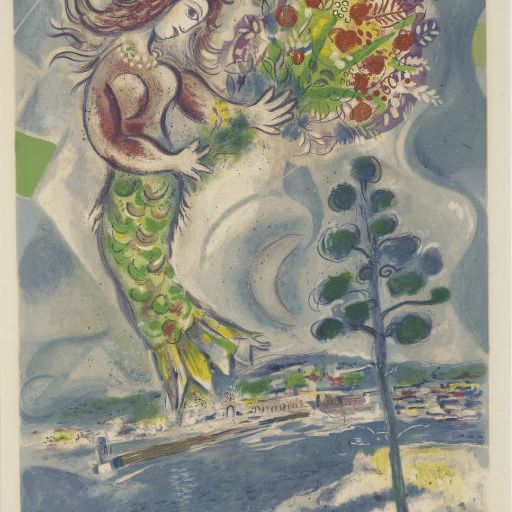 Marc Chagall — Сирень с сосной из Ниццы и Лазурного берега , автор Шарль Сорлье (C.S. 35)