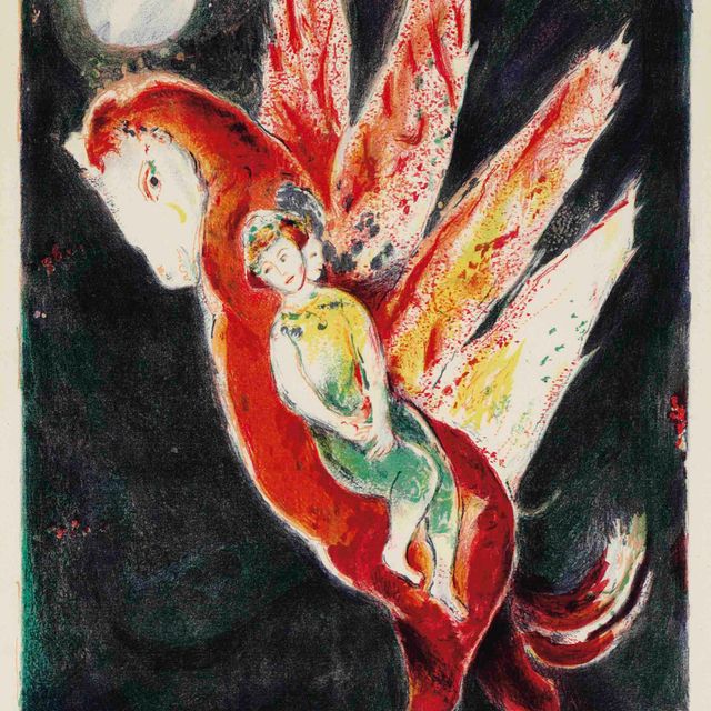 Marc Chagall — Четыре сказки из "Тысячи и одной ночи" : одна пластинка (Мурло 42; см. с. книги 18)