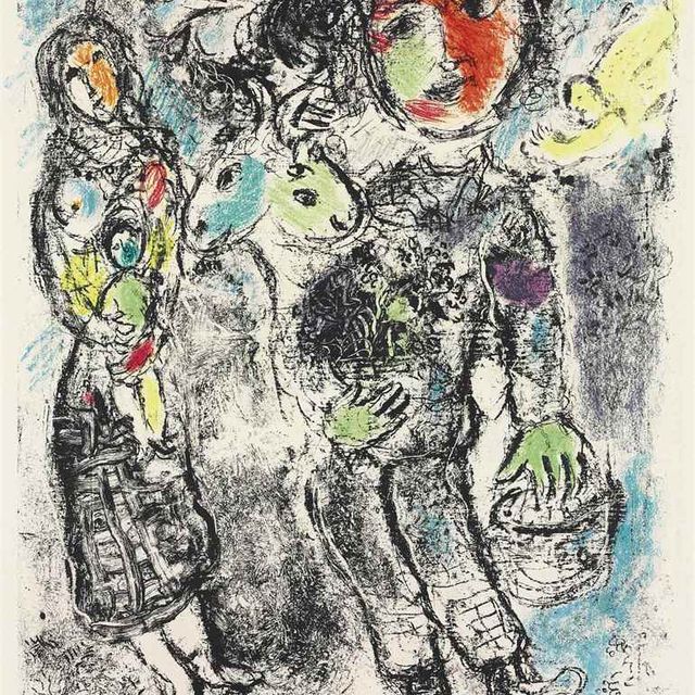 Marc Chagall — Платежная пара (M. 484)