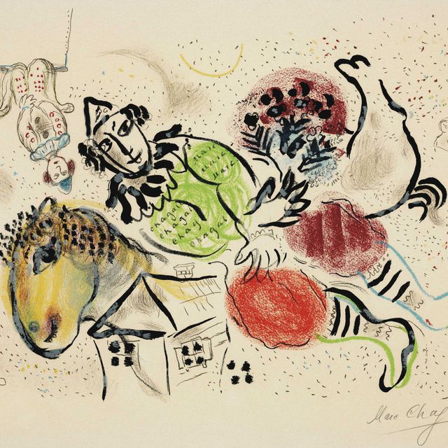 Marc Chagall — Передвижной цирк (M. 583)