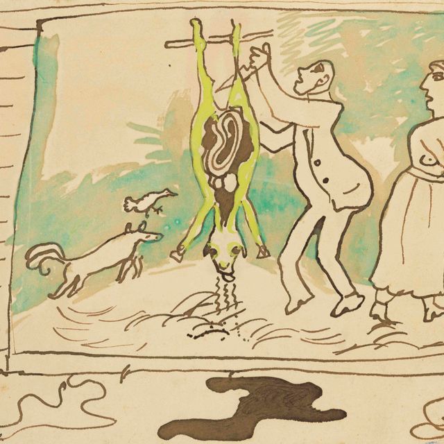 Marc Chagall — Сцена драки