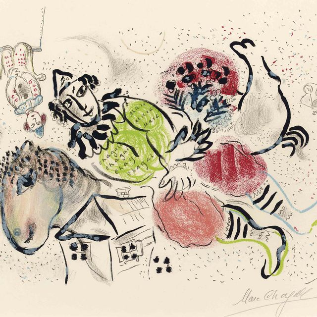 Marc Chagall — Передвижной цирк (M. 583)