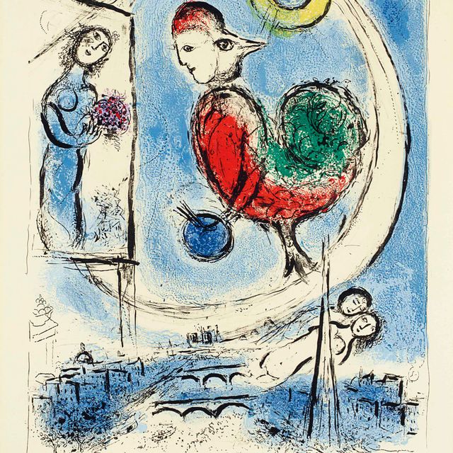 Marc Chagall — Ле-Кок в Париже